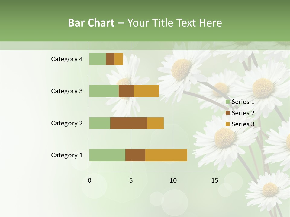 White Nature Plant PowerPoint Template