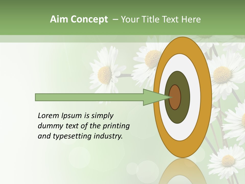 White Nature Plant PowerPoint Template