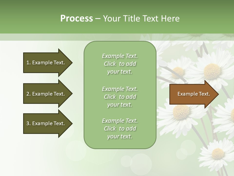 White Nature Plant PowerPoint Template