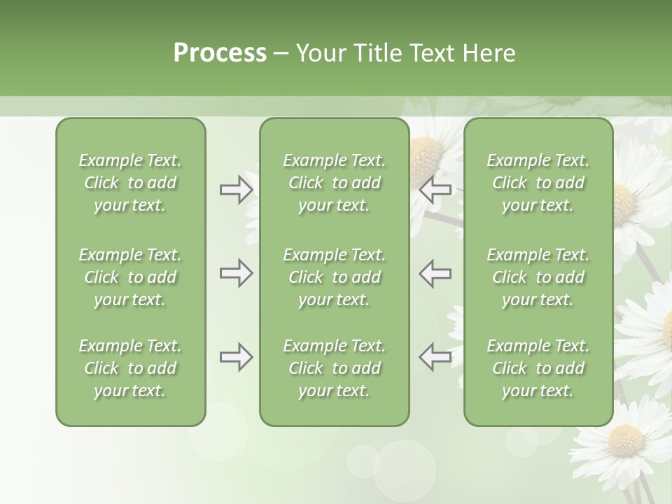 White Nature Plant PowerPoint Template