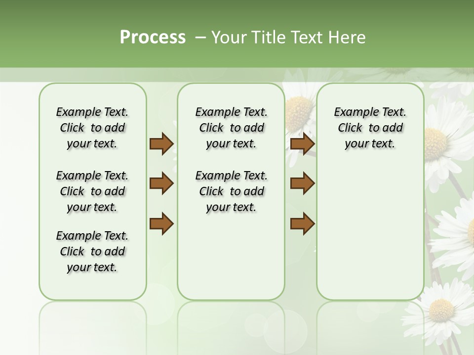 White Nature Plant PowerPoint Template