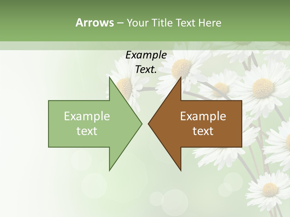 White Nature Plant PowerPoint Template