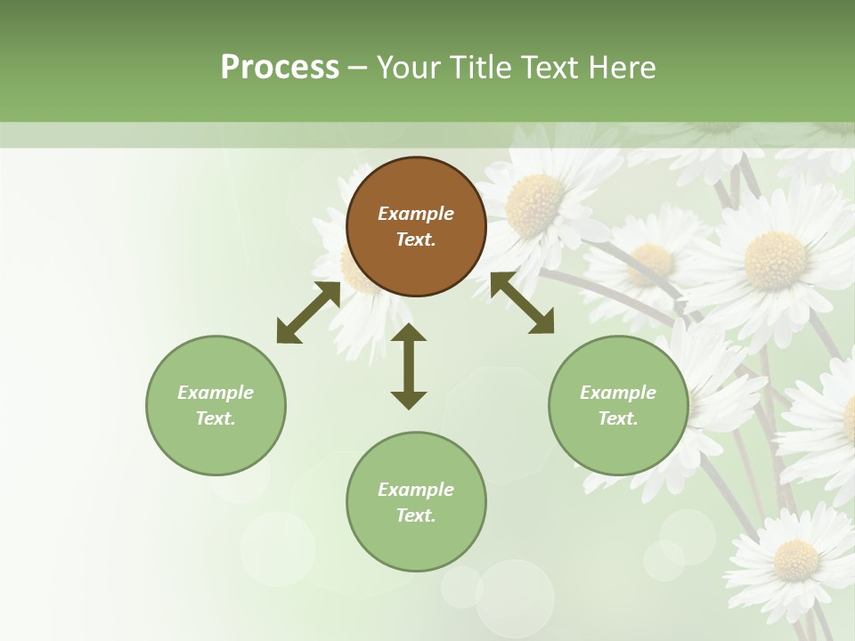 White Nature Plant PowerPoint Template