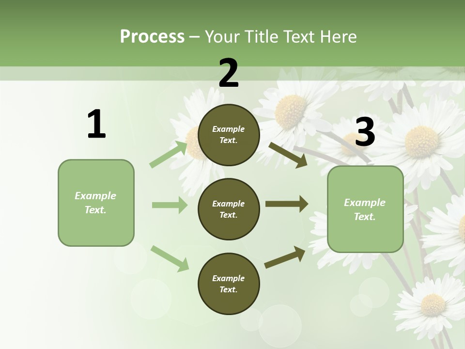 White Nature Plant PowerPoint Template