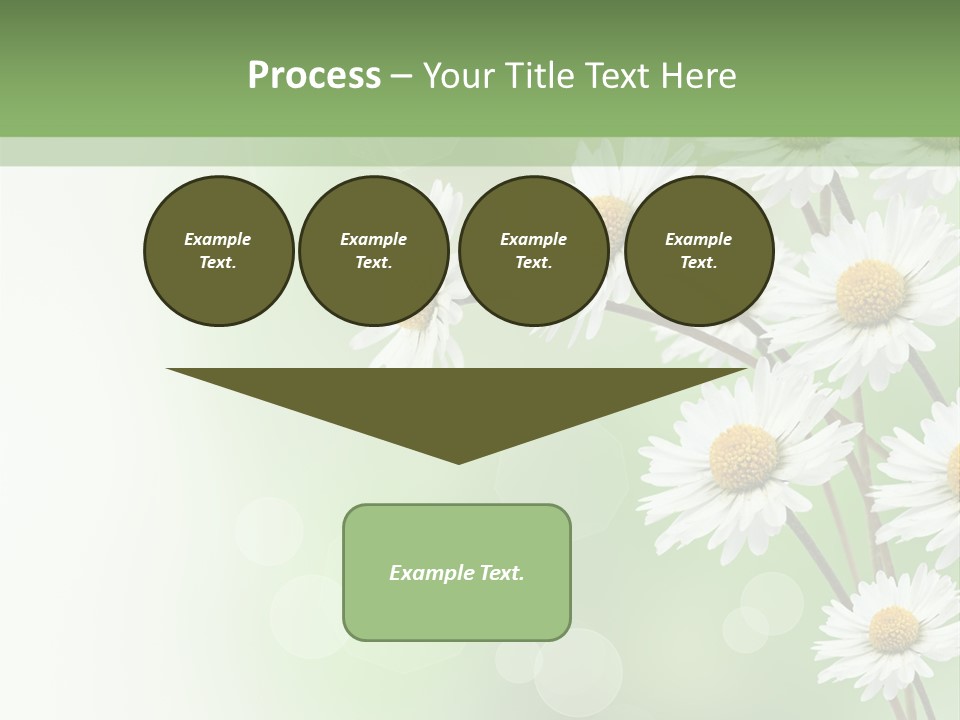 White Nature Plant PowerPoint Template