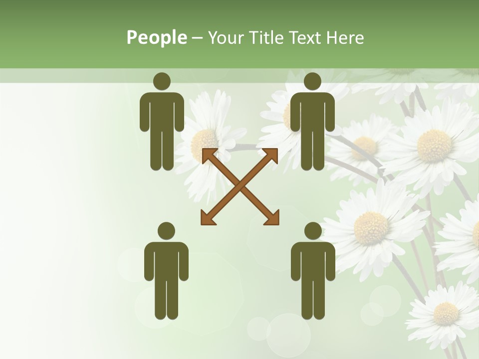 White Nature Plant PowerPoint Template