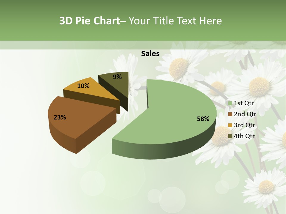 White Nature Plant PowerPoint Template