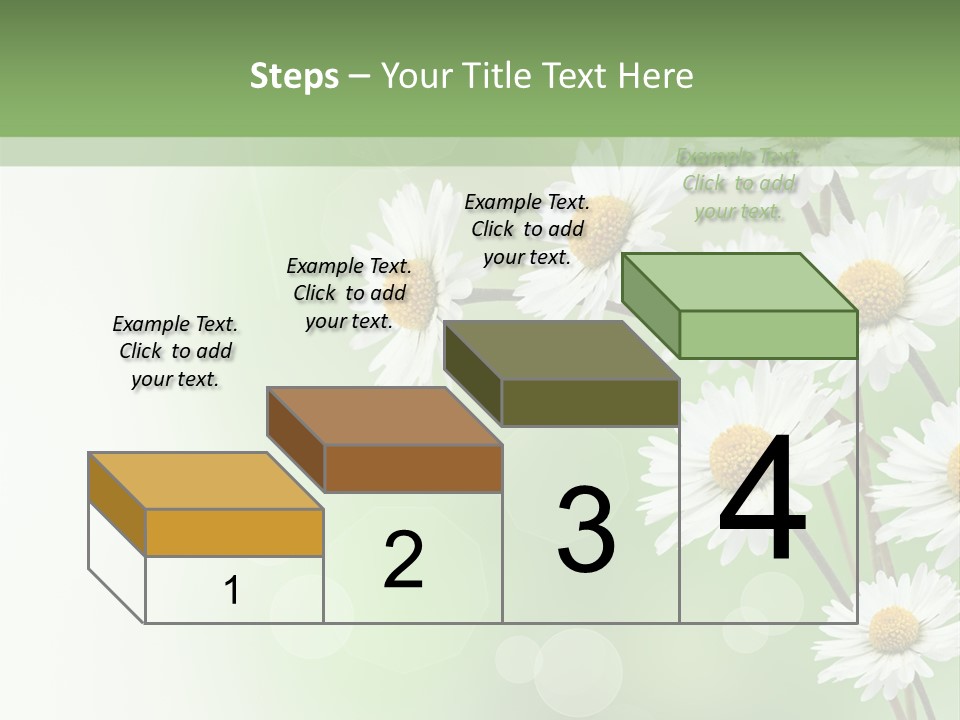 White Nature Plant PowerPoint Template