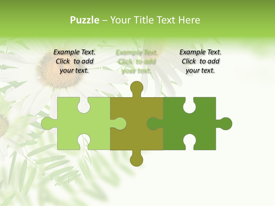 Leaf Spring Romance PowerPoint Template