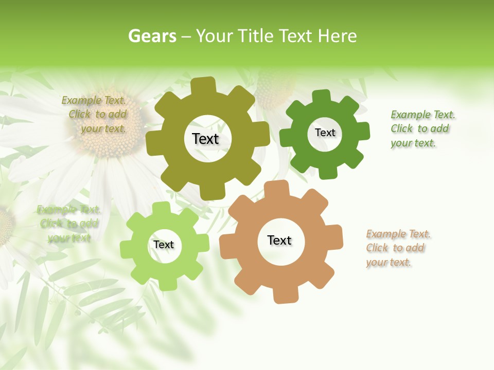 Leaf Spring Romance PowerPoint Template