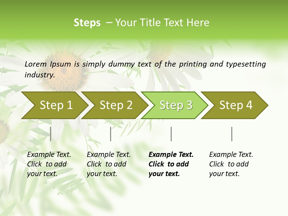 Leaf Spring Romance PowerPoint Template