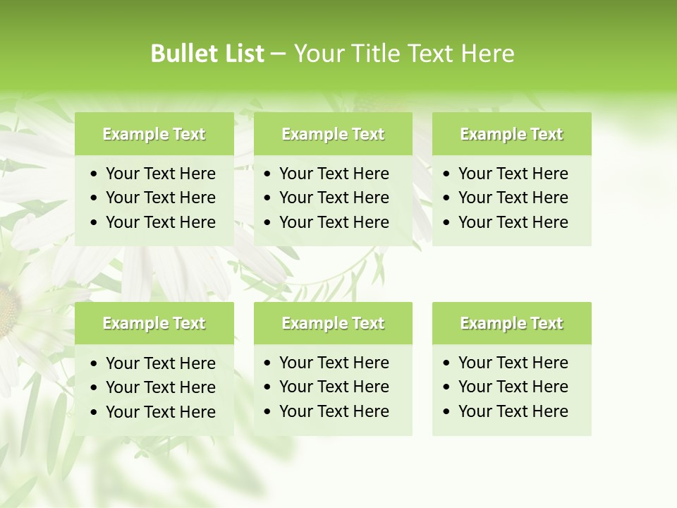 Leaf Spring Romance PowerPoint Template