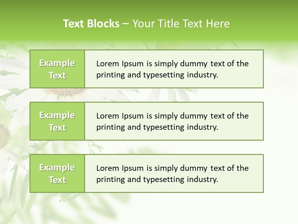 Leaf Spring Romance PowerPoint Template