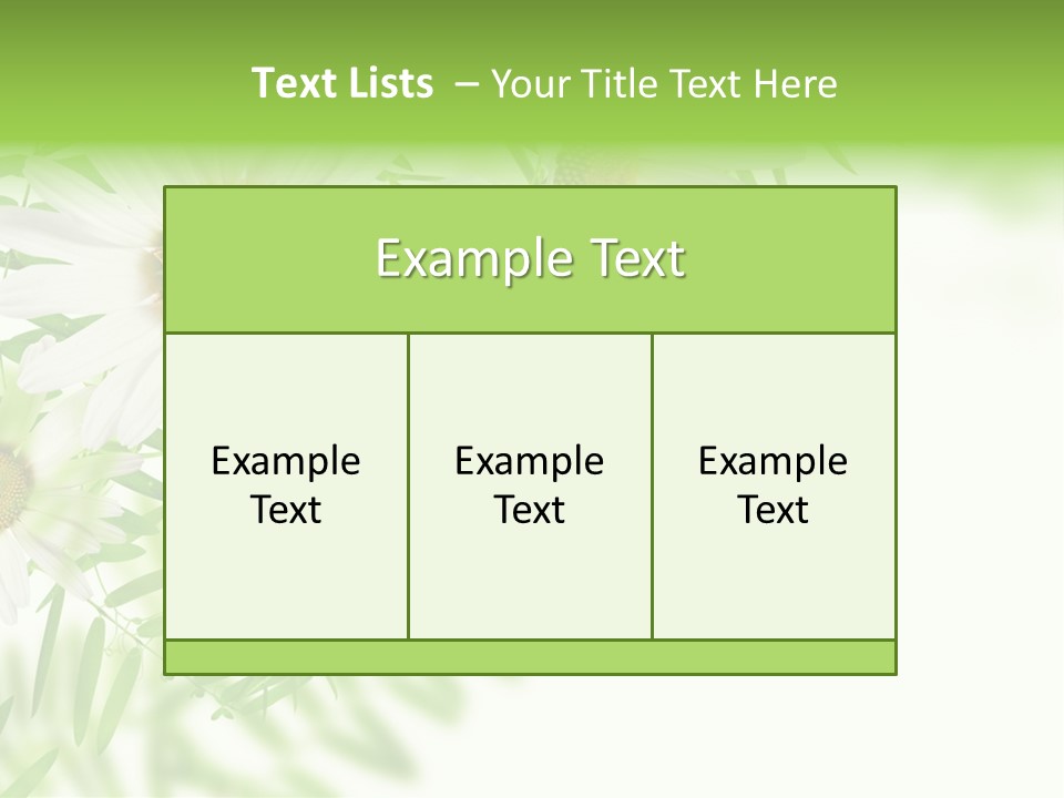 Leaf Spring Romance PowerPoint Template