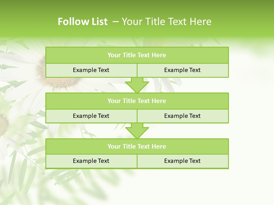 Leaf Spring Romance PowerPoint Template