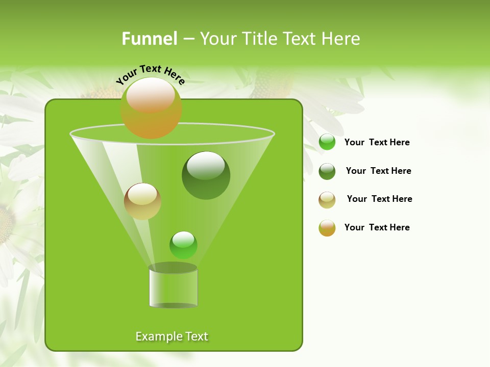 Leaf Spring Romance PowerPoint Template