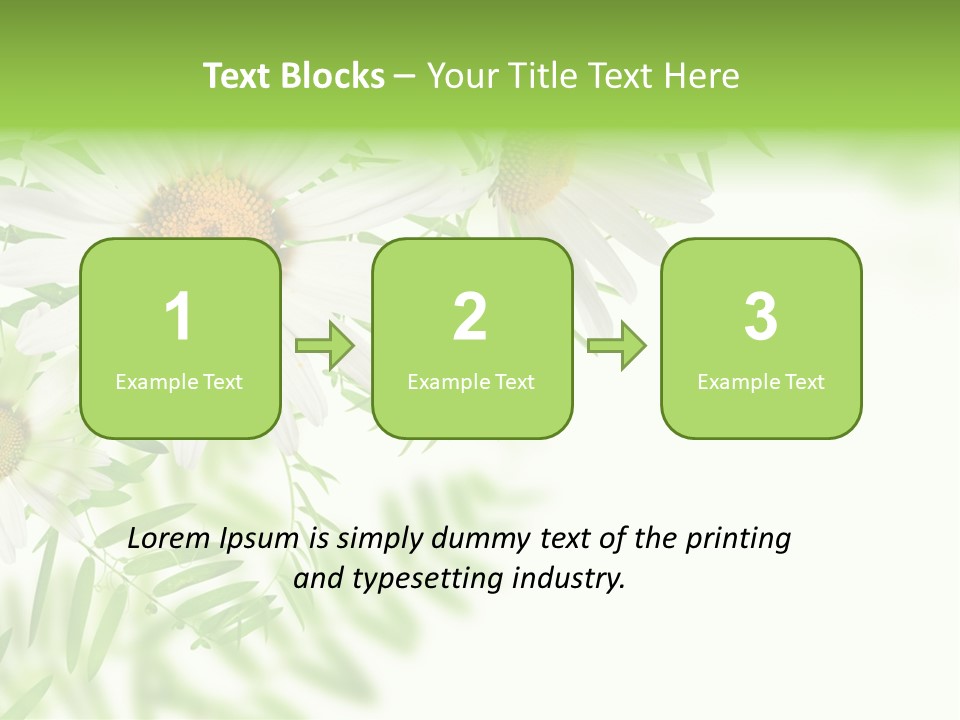 Leaf Spring Romance PowerPoint Template