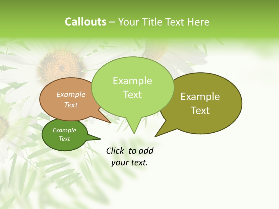 Leaf Spring Romance PowerPoint Template