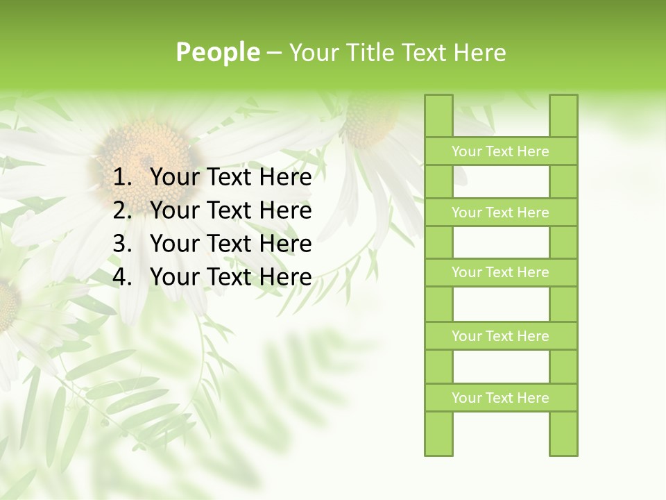 Leaf Spring Romance PowerPoint Template