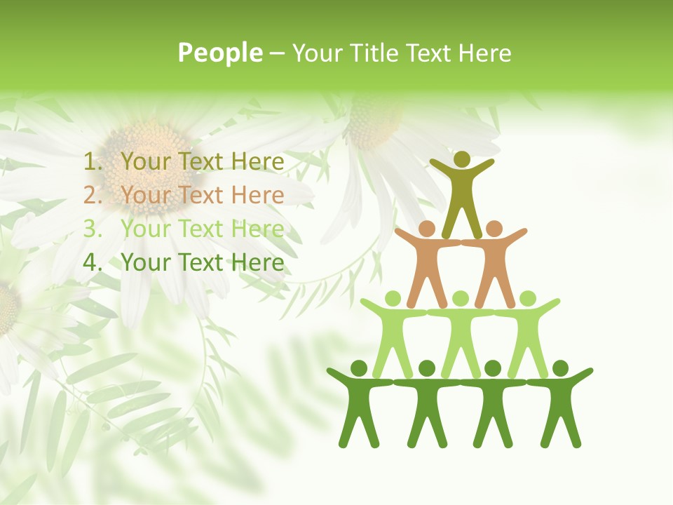 Leaf Spring Romance PowerPoint Template