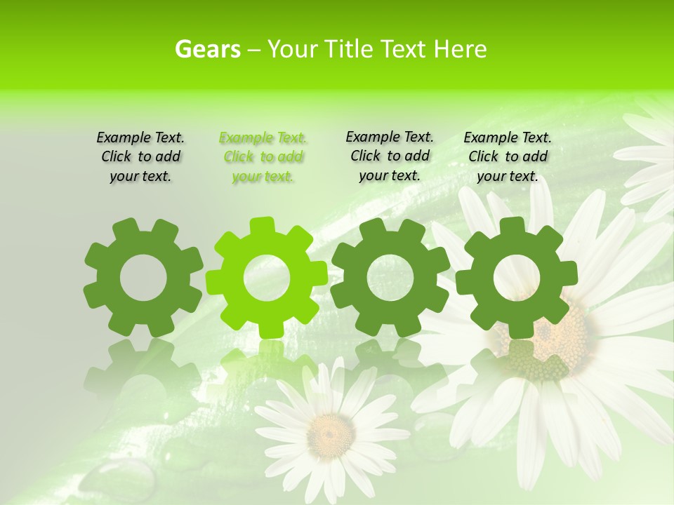 Frame Green Wet PowerPoint Template