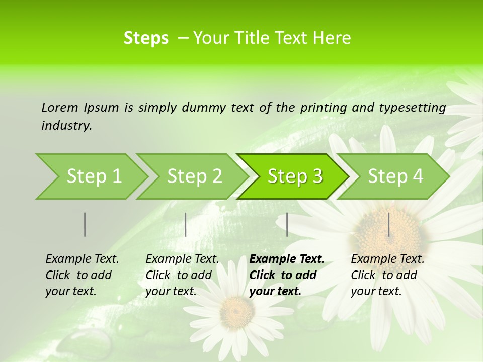 Frame Green Wet PowerPoint Template