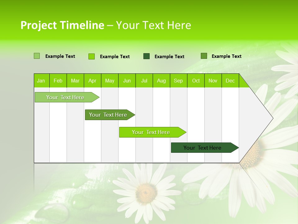 Frame Green Wet PowerPoint Template