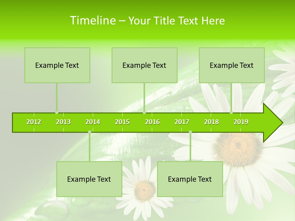 Frame Green Wet PowerPoint Template