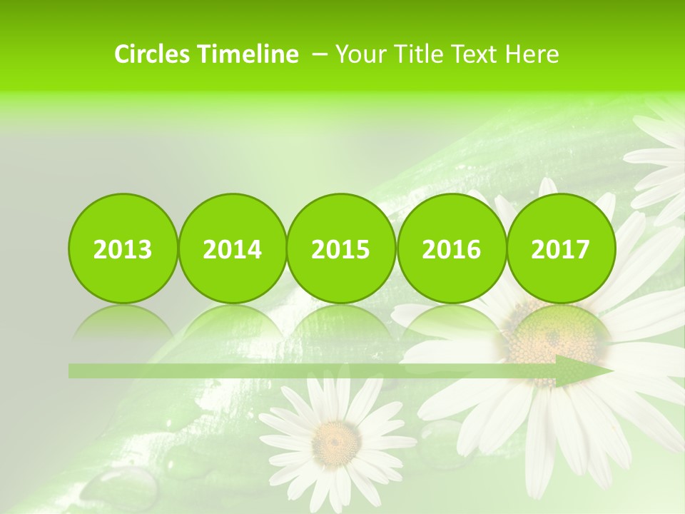 Frame Green Wet PowerPoint Template