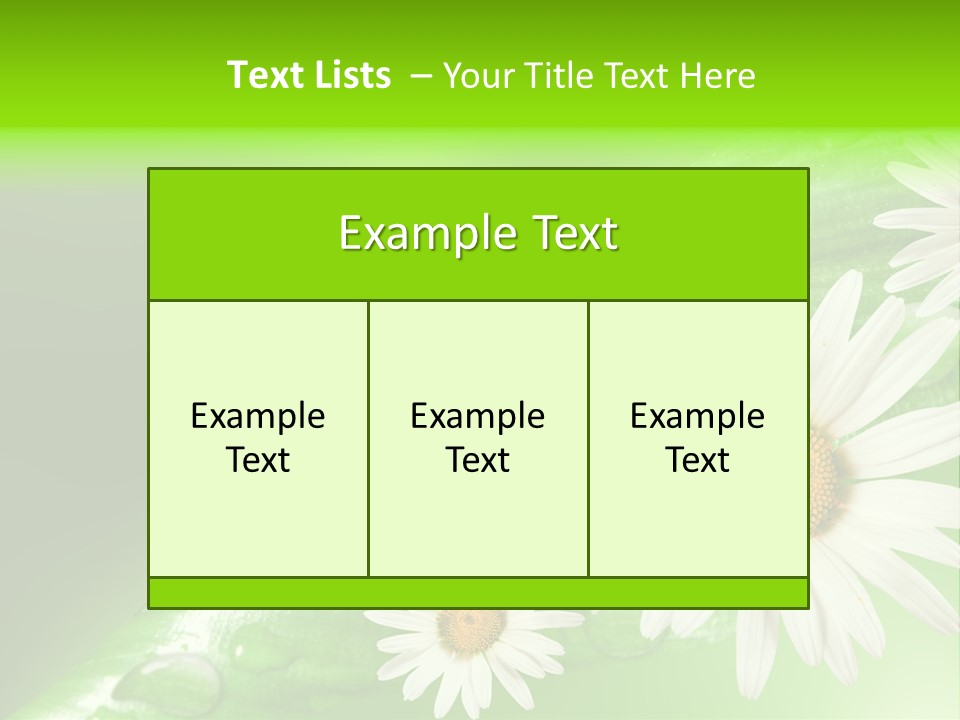 Frame Green Wet PowerPoint Template