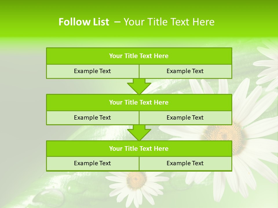 Frame Green Wet PowerPoint Template