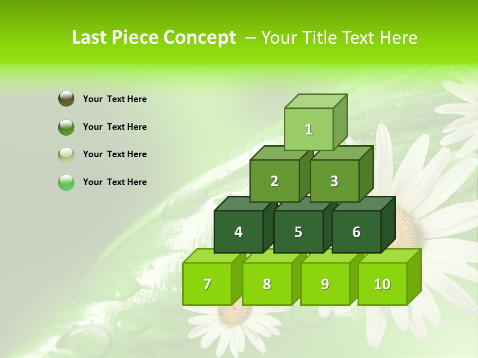 Frame Green Wet PowerPoint Template