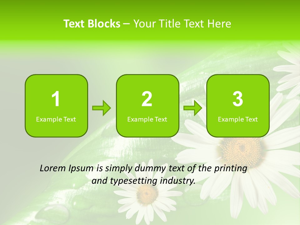Frame Green Wet PowerPoint Template
