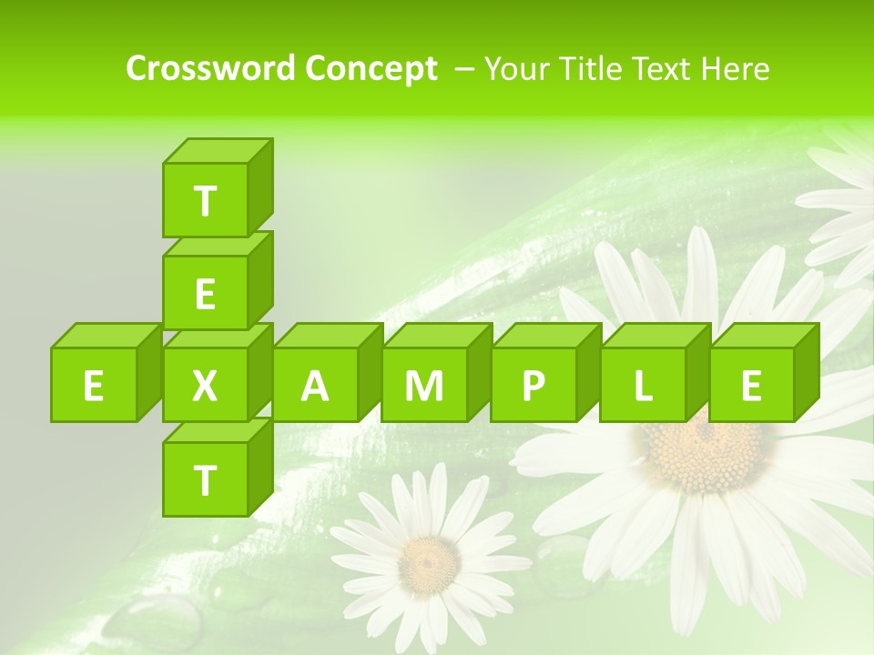 Frame Green Wet PowerPoint Template