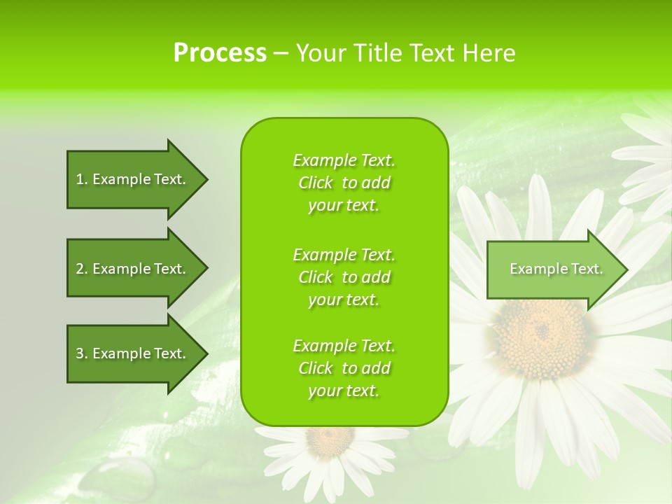 Frame Green Wet PowerPoint Template