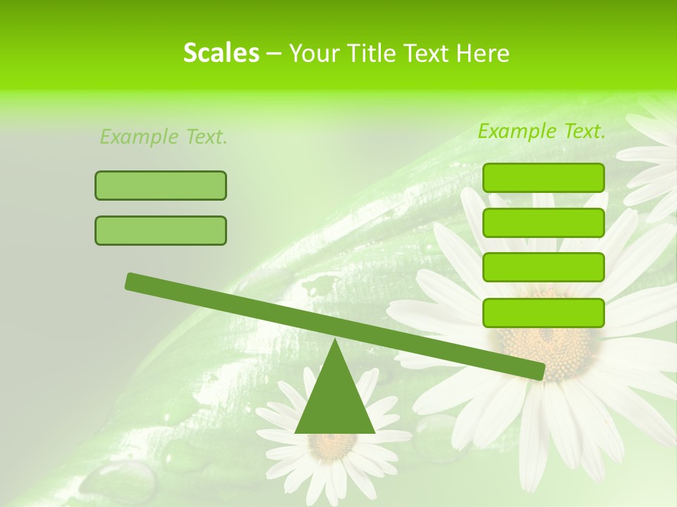 Frame Green Wet PowerPoint Template