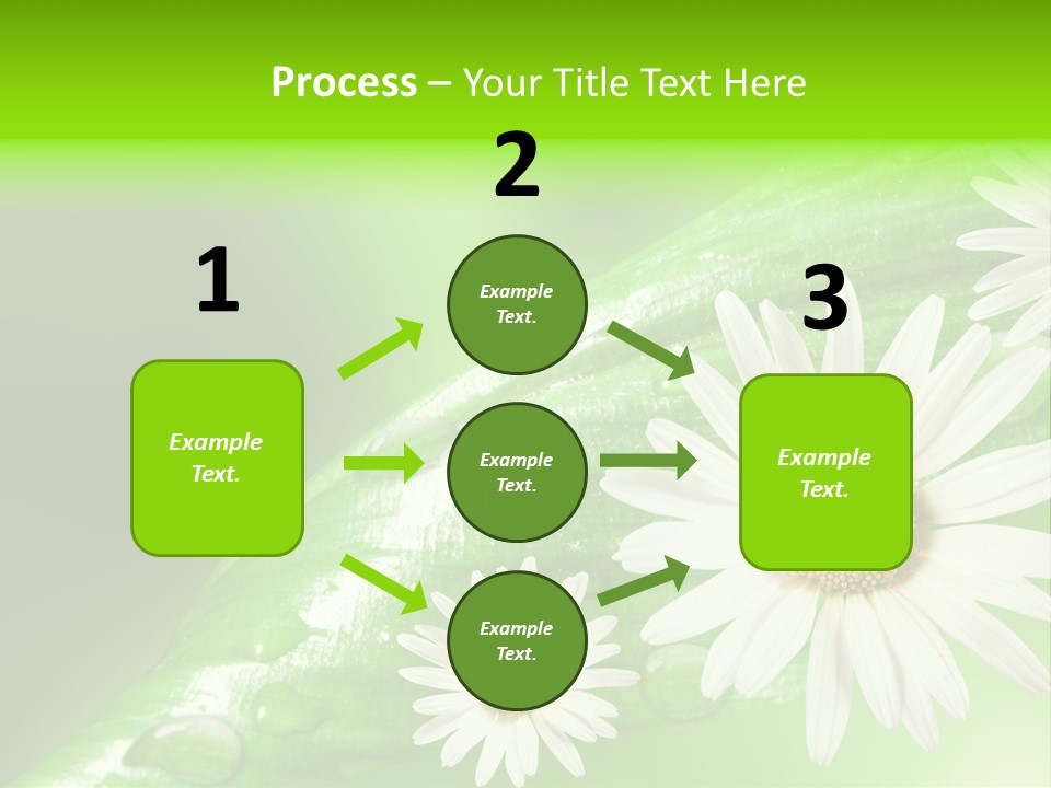 Frame Green Wet PowerPoint Template
