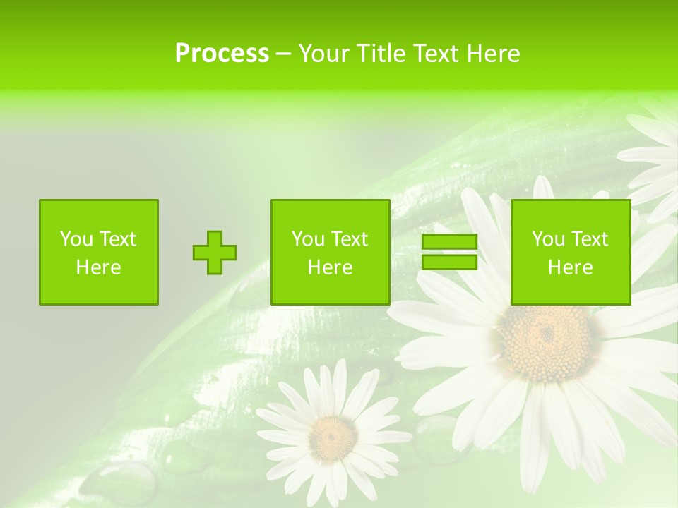 Frame Green Wet PowerPoint Template