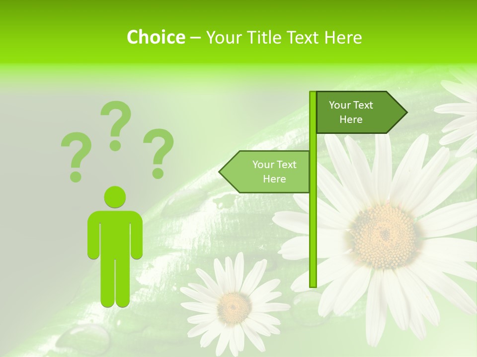 Frame Green Wet PowerPoint Template