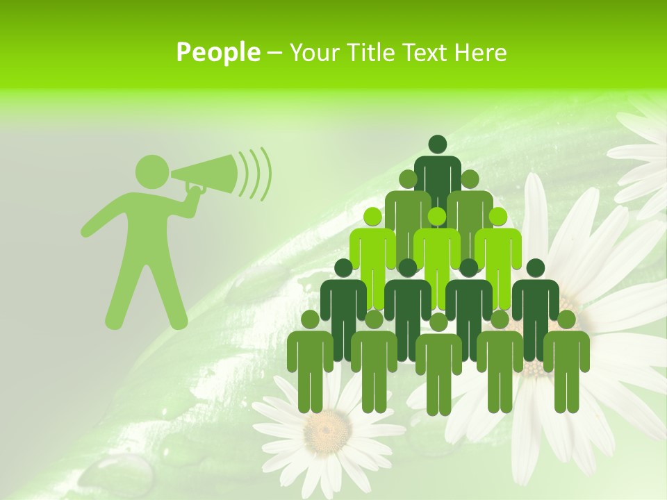 Frame Green Wet PowerPoint Template