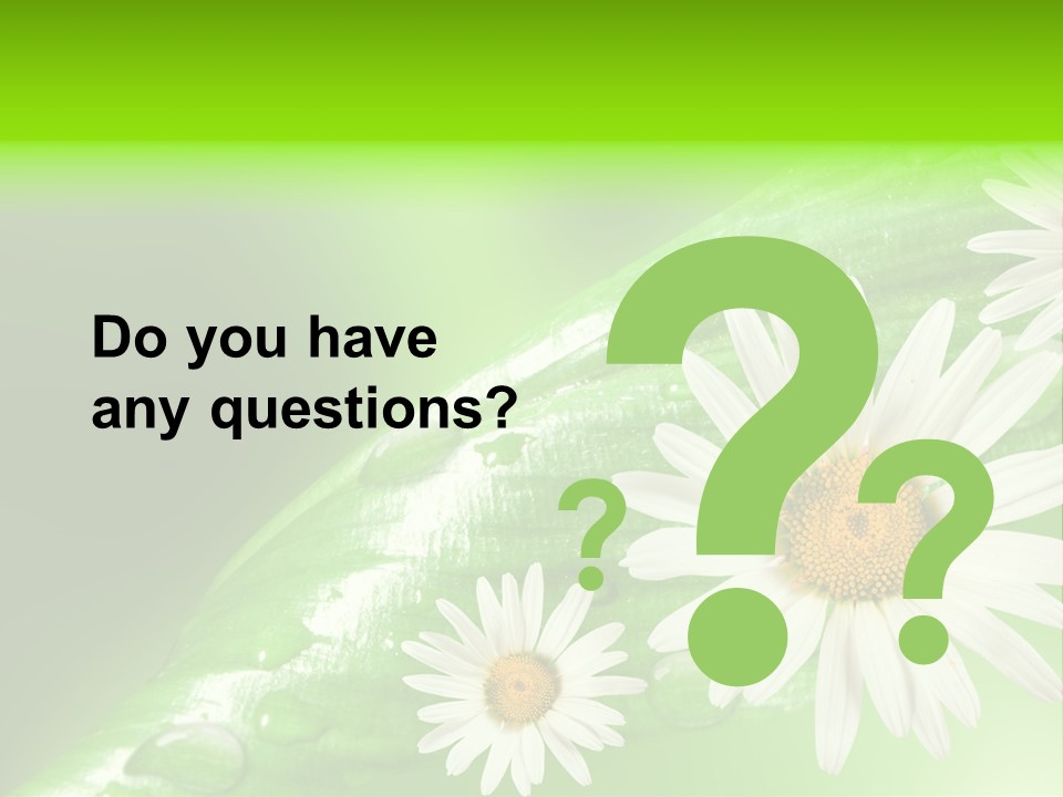 Frame Green Wet PowerPoint Template