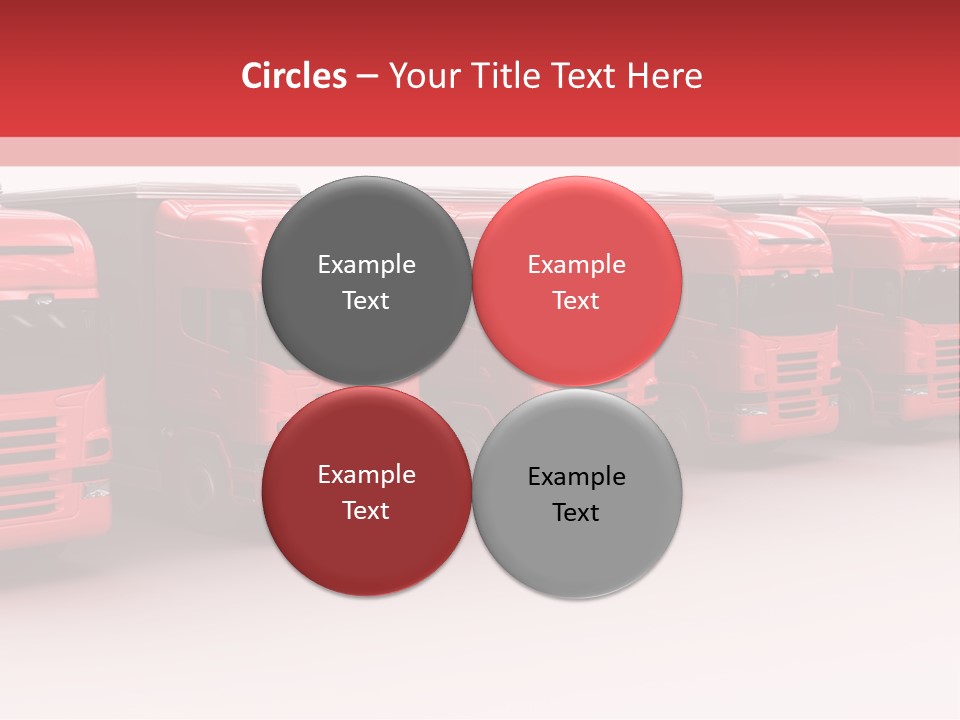Drive Deliver Lorry PowerPoint Template