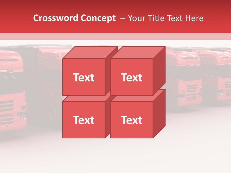 Drive Deliver Lorry PowerPoint Template