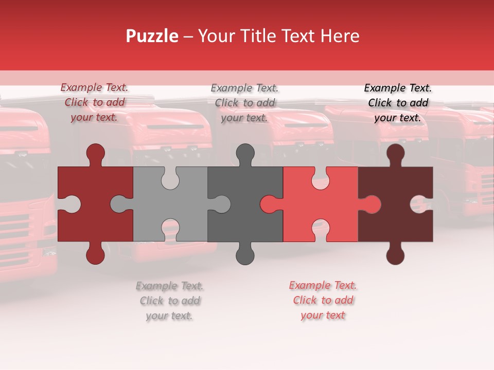 Drive Deliver Lorry PowerPoint Template