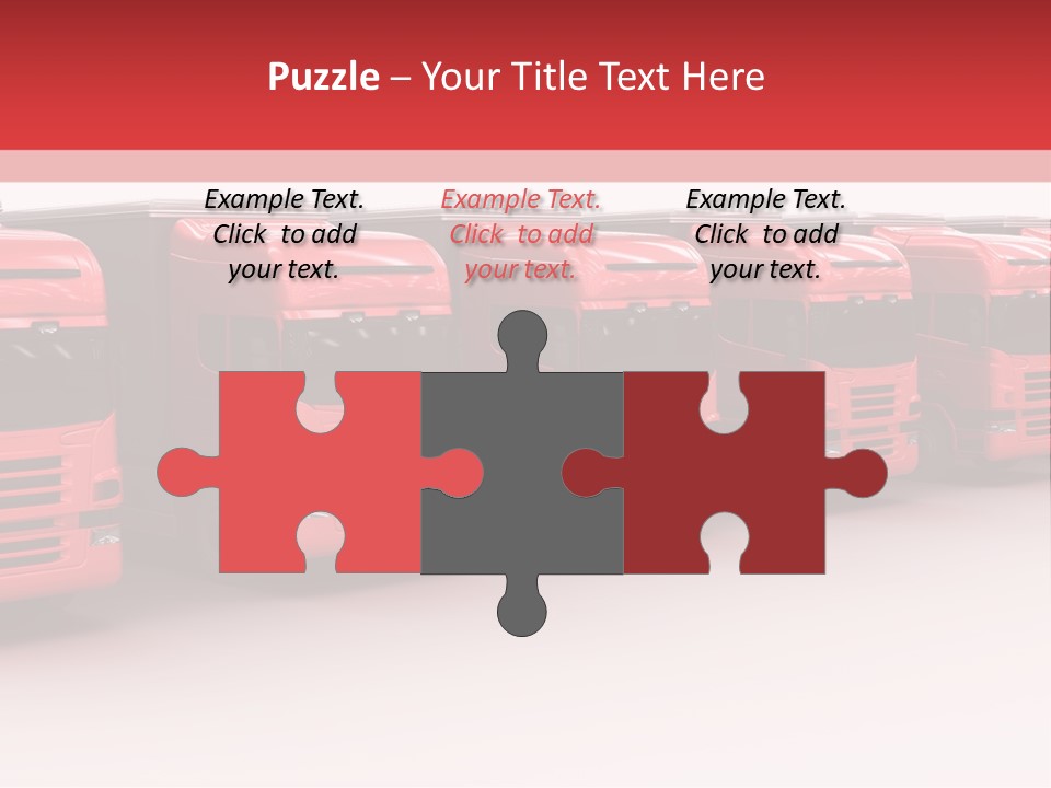 Drive Deliver Lorry PowerPoint Template