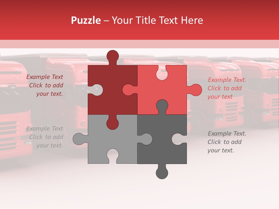 Drive Deliver Lorry PowerPoint Template