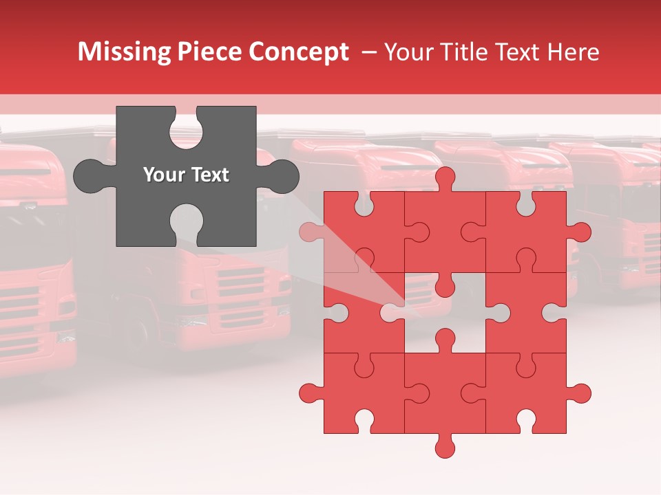 Drive Deliver Lorry PowerPoint Template