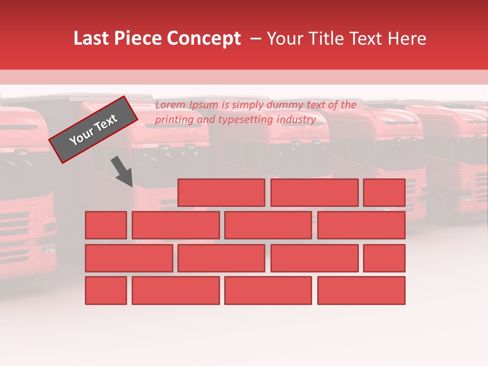 Drive Deliver Lorry PowerPoint Template