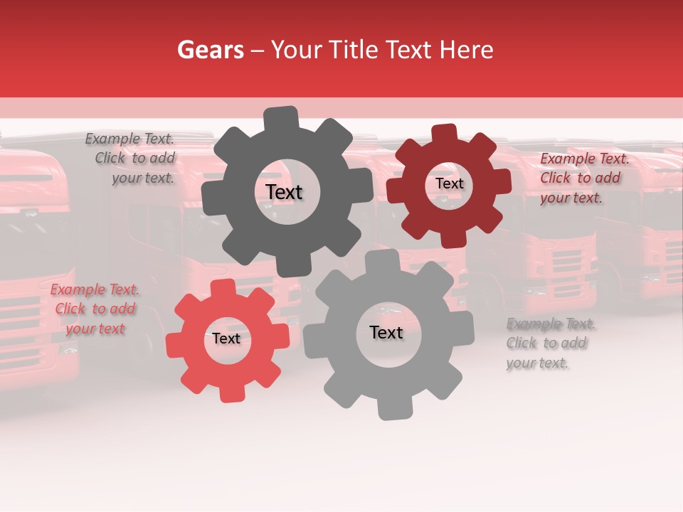 Drive Deliver Lorry PowerPoint Template