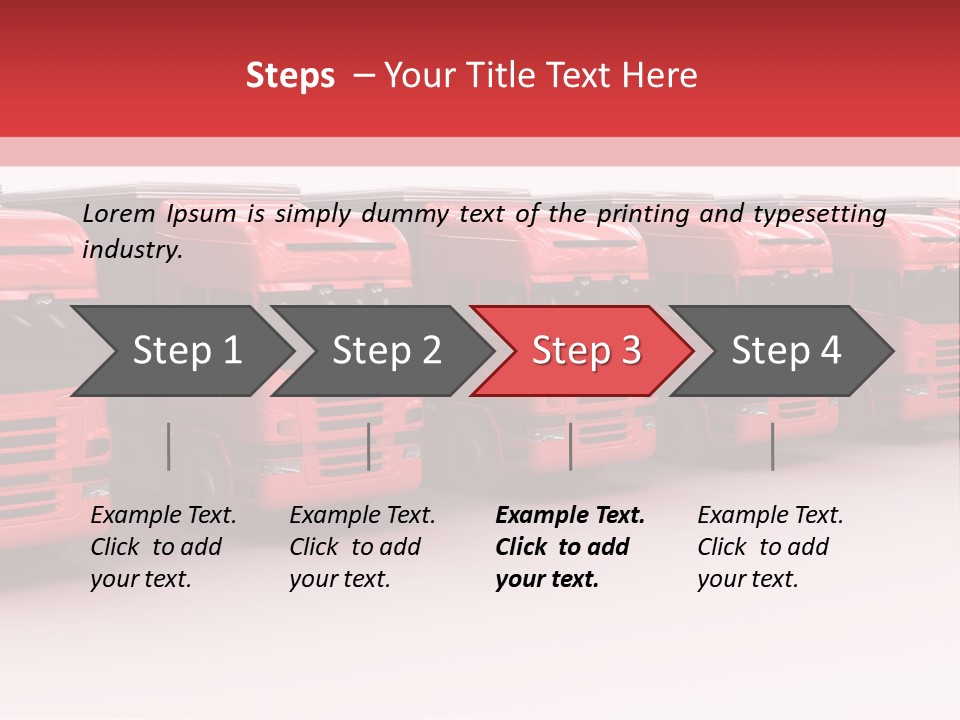 Drive Deliver Lorry PowerPoint Template